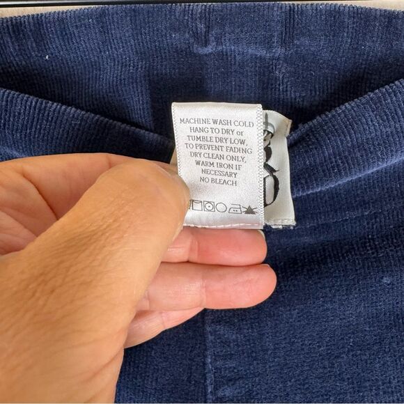 Prairie Underground Navy Blue Corduroy Pants Cigarette Fit Flat Front Size XL - Picture 7 of 7